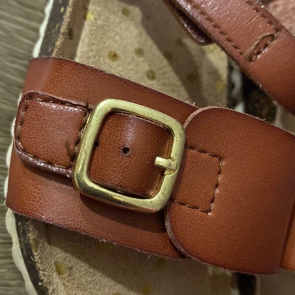 Cat & Jack Brown Sandals Toddler Girl Size 6 - Picture 2 of 8